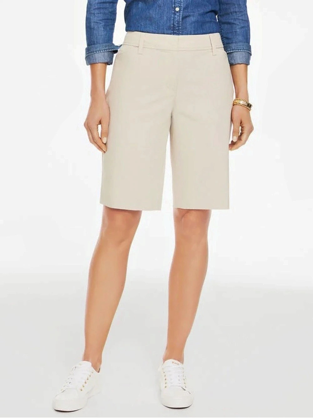 NWT Talbots Perfect Shorts - 10.5" Bermuda Shorts in Oat